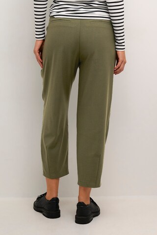 Effilé Pantalon à pince 'Merle' Kaffe en vert