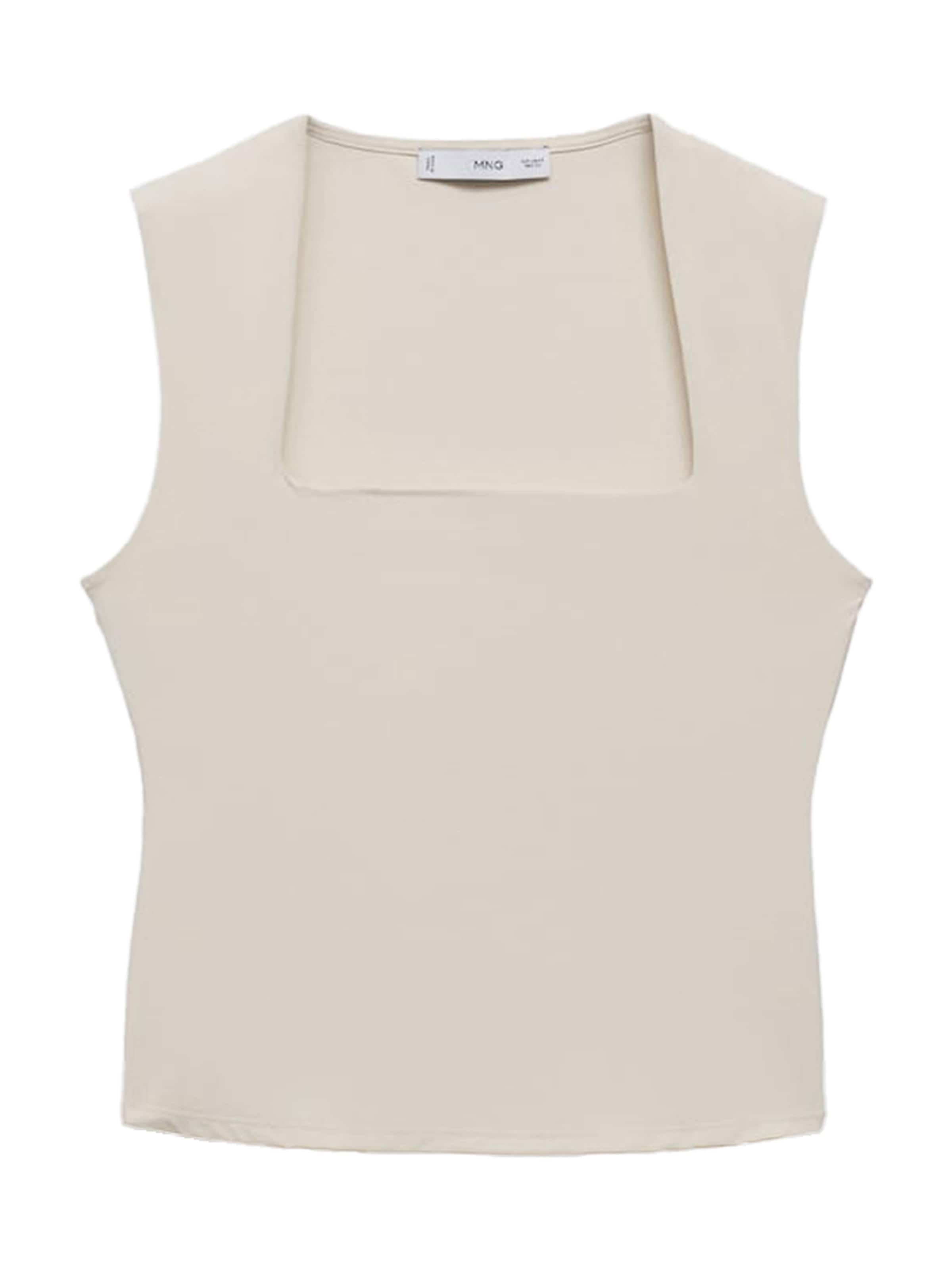 MANGO Top 'RAYO' - Biela: predná strana