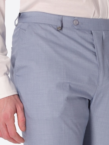 Distretto12 Regular Pleated Pants 'ALABASTRO' in Blue
