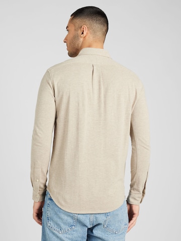Polo Ralph Lauren Slim fit Button Up Shirt in Beige
