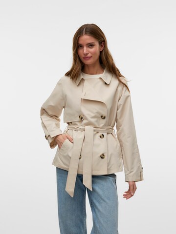 VERO MODA Tussenmantel 'ZOA' in Beige: voorkant