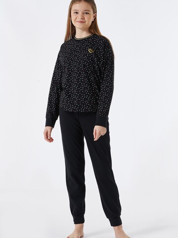 SCHIESSER Pajamas ' Family ' in Black: front