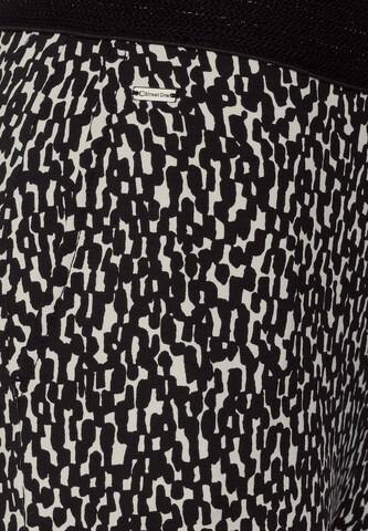 STREET ONE Wide Leg Hose in Schwarz