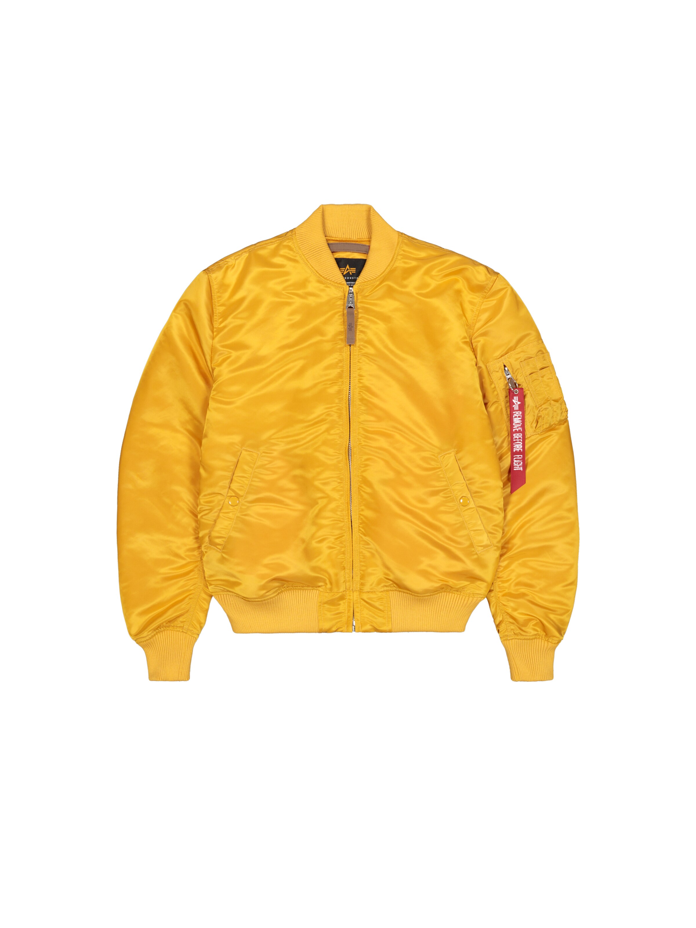 ALPHA INDUSTRIES Between-Season Jacket 'MA-1 VF' in Beige: front