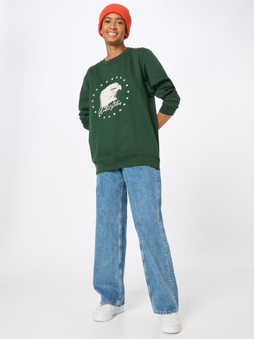 Nasty Gal Sweatshirt 'United States' in Groen