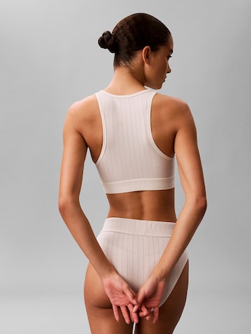 Calvin Klein Bustier BH 'Heritage Classic' in Weiß