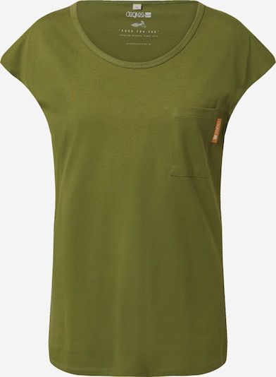 Degree T-shirt en olive, Vue avec produit