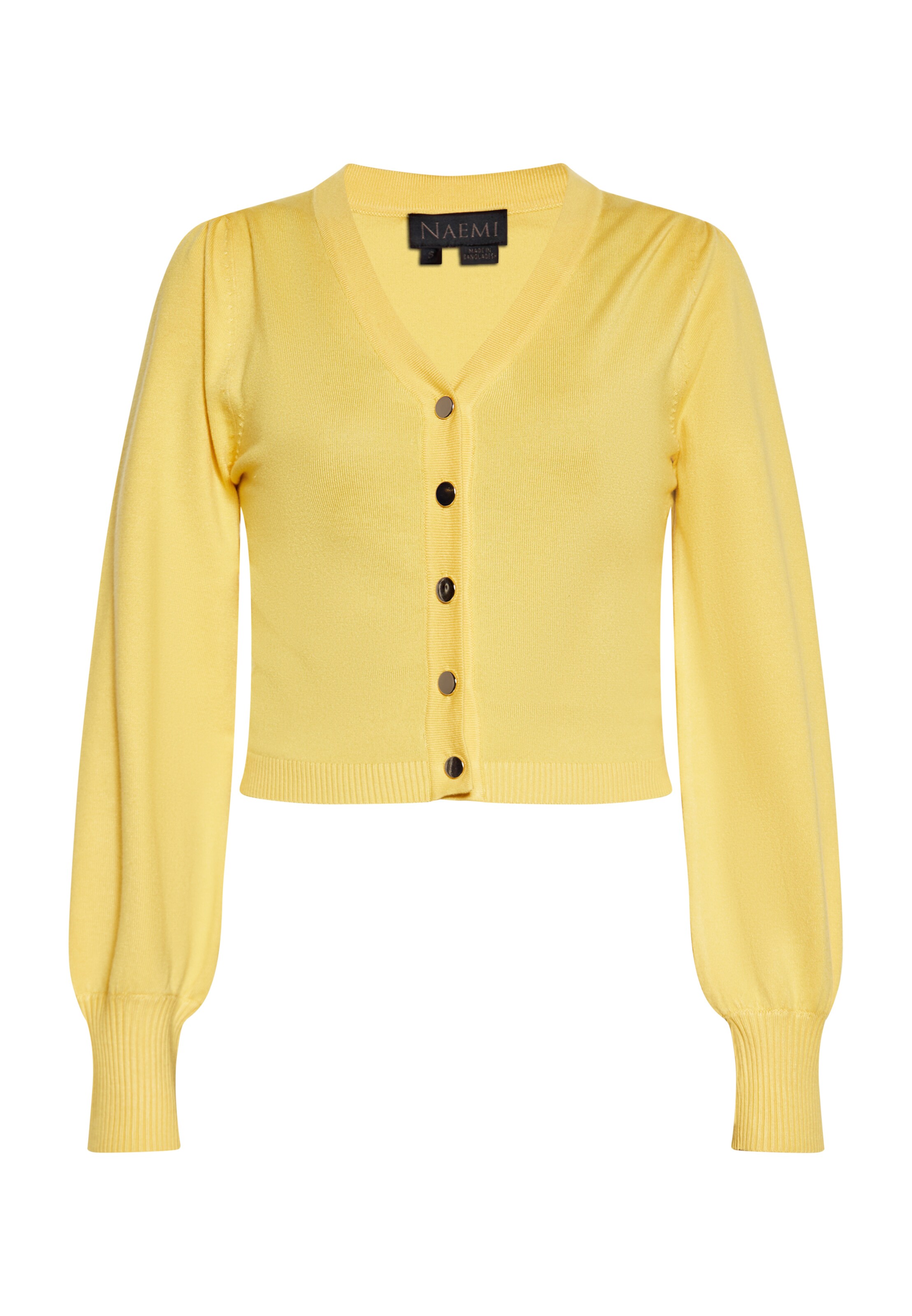 NAEMI Вязаная кофта в Желтый: спереди