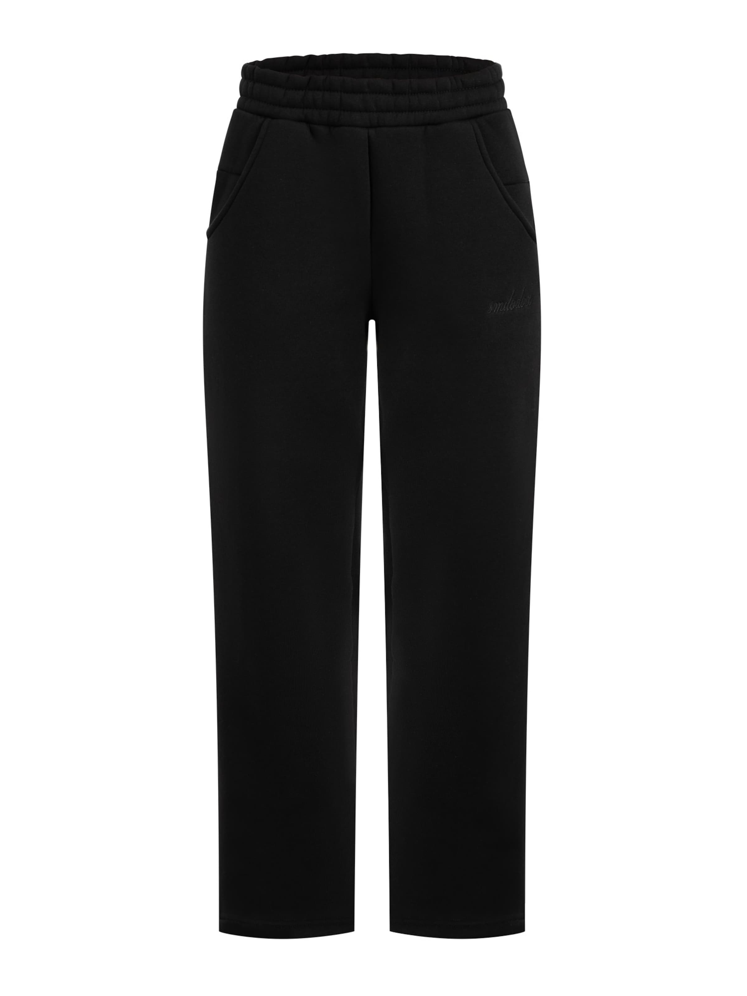Smilodox Loosefit Hose 'Finy' in Schwarz: Vorderseite