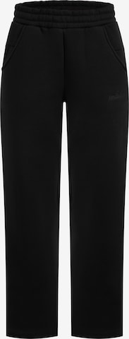 Loosefit Pantalon 'Finy' Smilodox en noir : devant