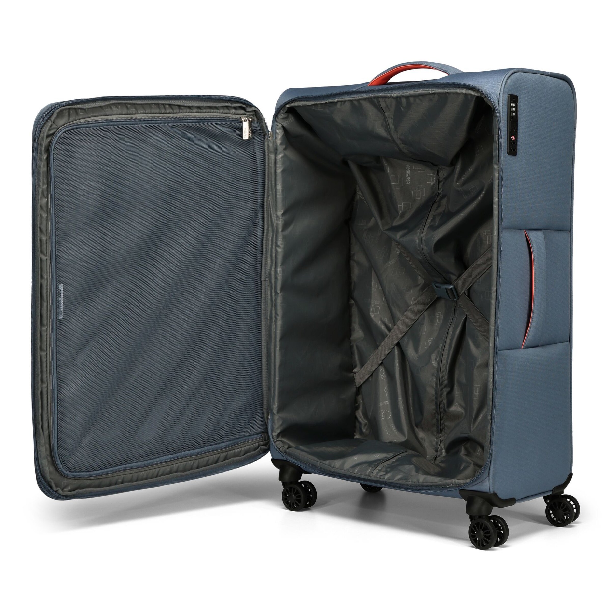 American Tourister Trolley in Blue
