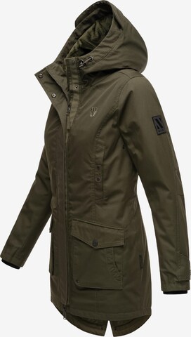 NAVAHOO Between-seasons parka 'Brinjaa' in Green