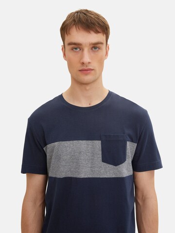 TOM TAILOR T-Shirt in Blau