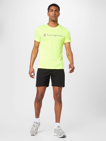 Champion Authentic Athletic Apparel Λειτουργικό μπλουζάκι σε κίτρινο