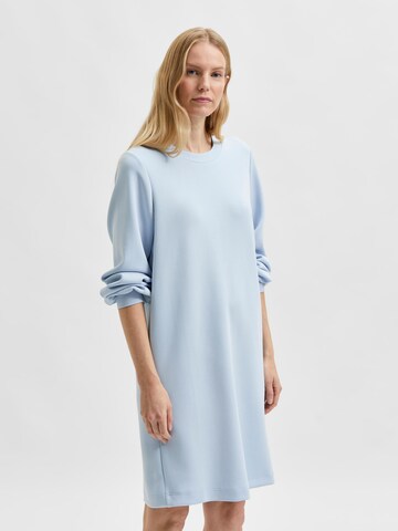 SELECTED FEMME Šaty 'Tenny' – modrá: přední strana