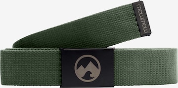 Mowmow - Cinturón deportivo 'MowMow Belt - Canvas - Aluminum Buckle - 125 cm - Men - Women - Black' en verde: frente