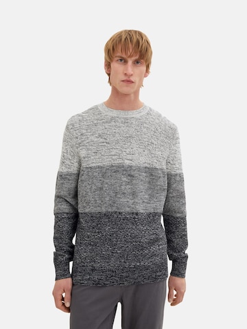 TOM TAILOR Sweater in Grey: front