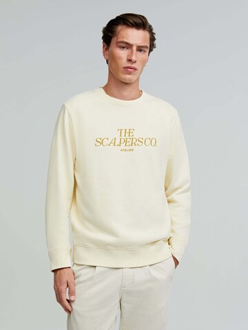 Scalpers Sweatshirt in White: front