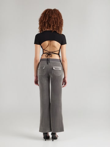 Juicy Couture - Acampanado Pantalón 'LAYLA' en gris