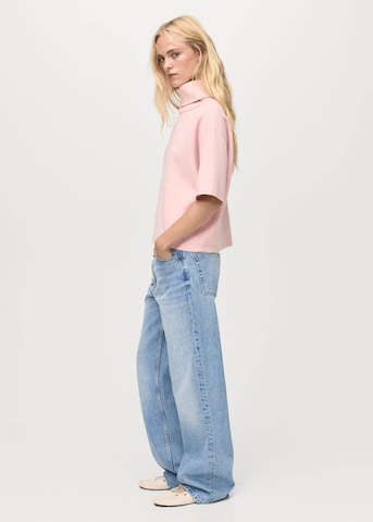 MANGO Sweater 'Comfy' in Pink