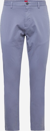 HUGO Pantalón chino 'David' en azul ahumado / rojo, Vista del producto