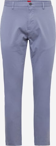 HUGO Red Chino 'David' in Blauw: voorkant