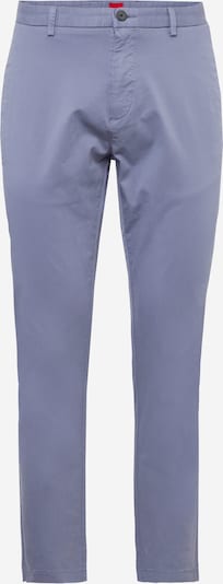 HUGO Red Pantalon chino 'David' en bleu fumé / rouge, Vue avec produit