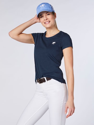 Polo Sylt T-Shirt in Blau: predná strana