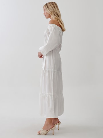 Robe 'LIAH' Tussah en blanc