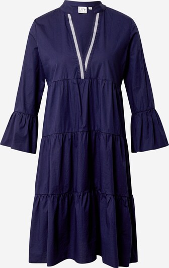 Abito Emily Van Den Bergh di colore navy / bianco, Visualizzazione prodotti