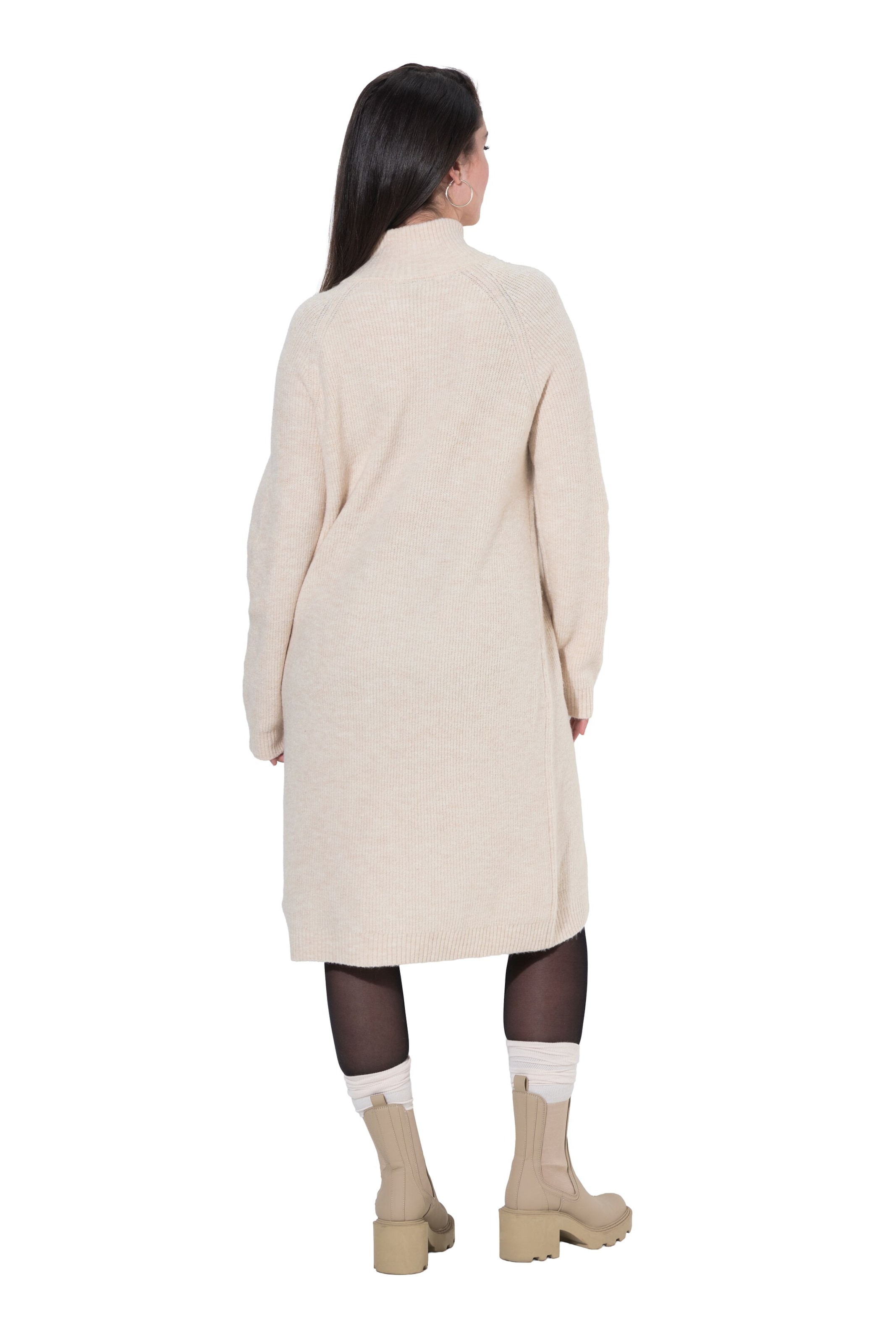 Ulla Popken Knit dress in Beige