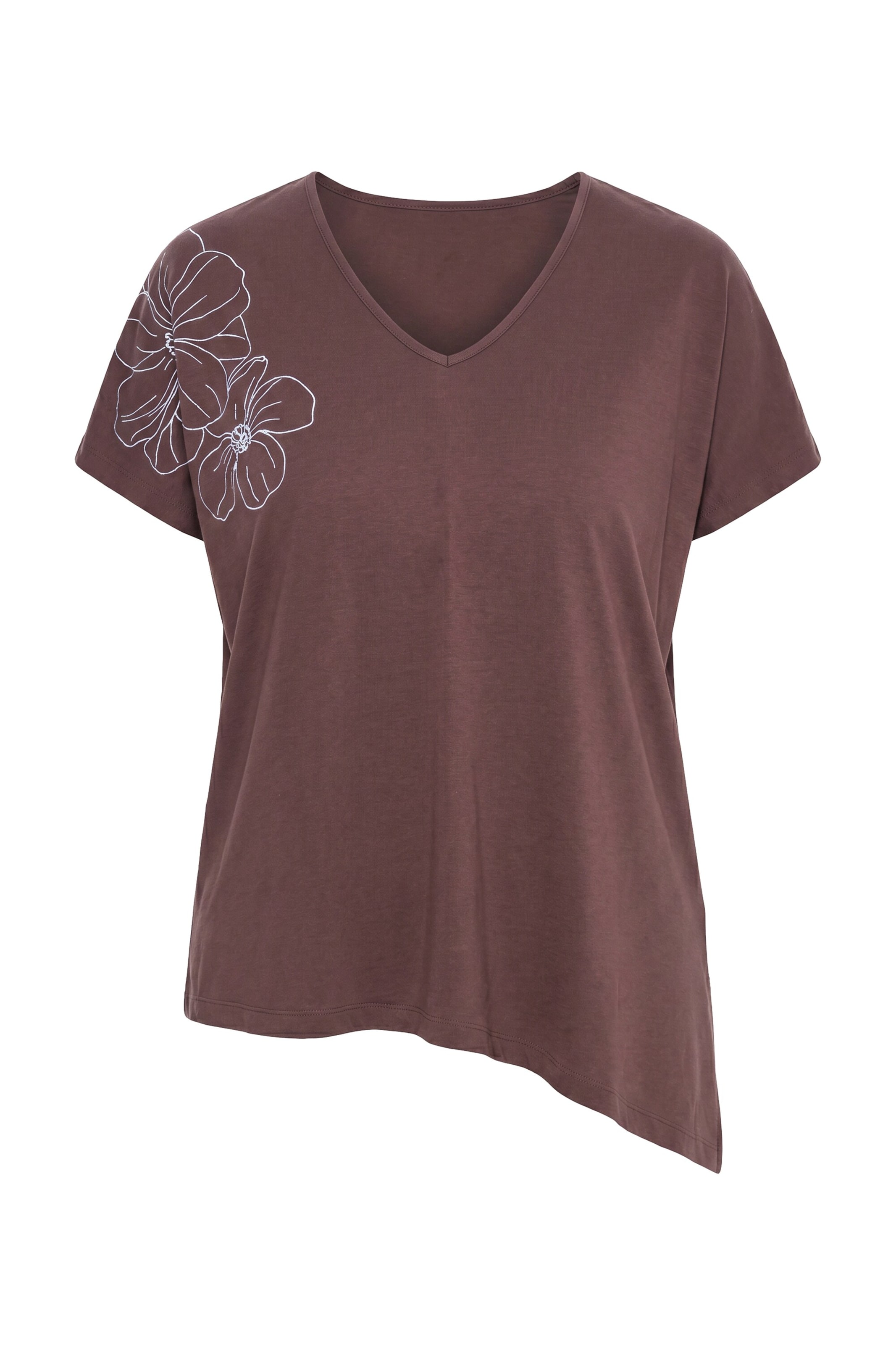 MIAMODA Shirt in Brown: front