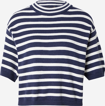 Pull-over MORE & MORE en bleu : devant