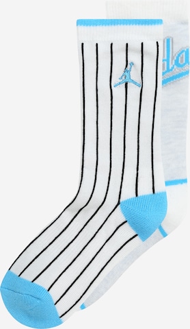 Jordan Socks in White: front