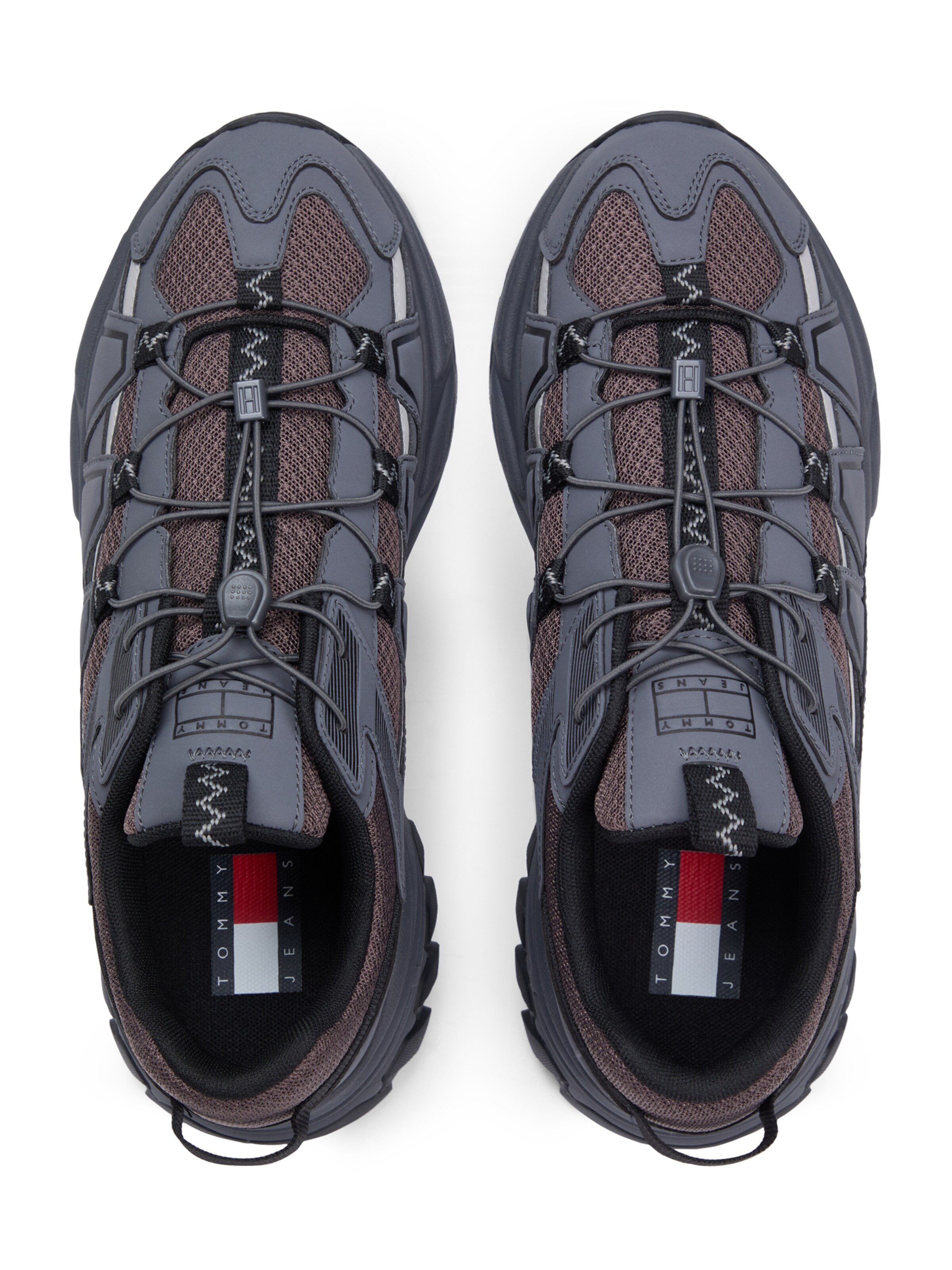 Tommy Jeans Низкие кроссовки в Серый