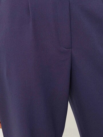 Hiccup - Loosefit Calças com pregas em azul