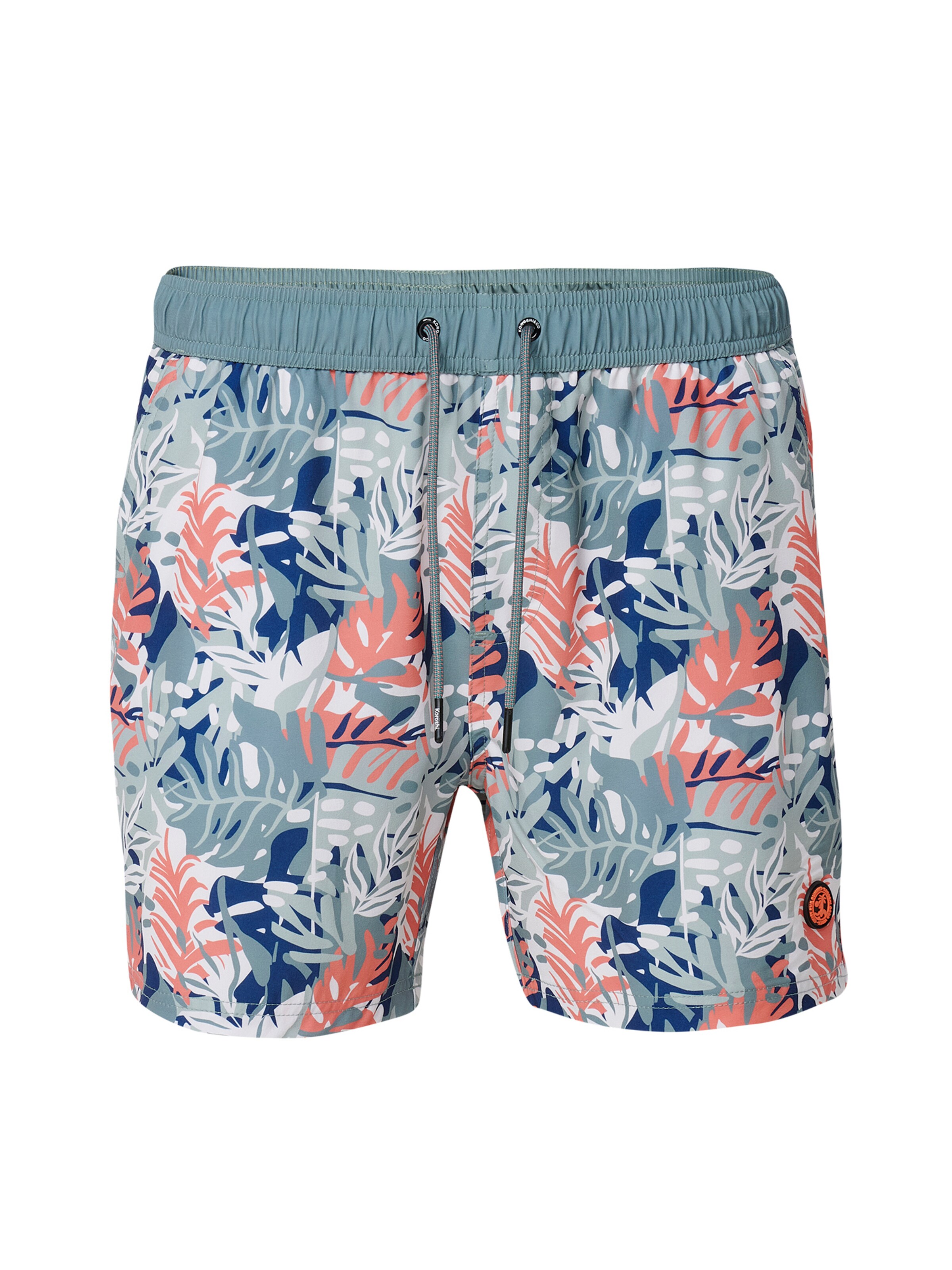 KOROSHI Board Shorts in Green: front