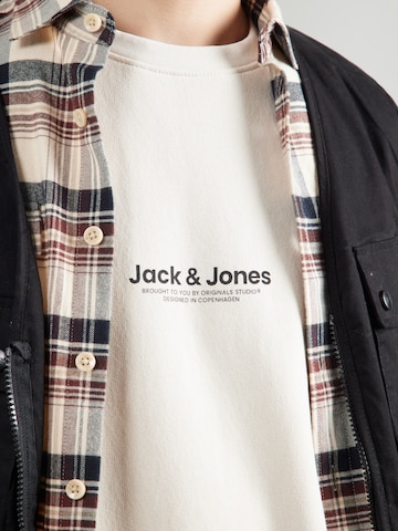 Felpa 'JWHVESTERBRO' di JACK & JONES in beige
