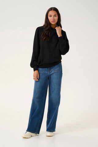 Kaffe Sweatshirt 'April' i sort