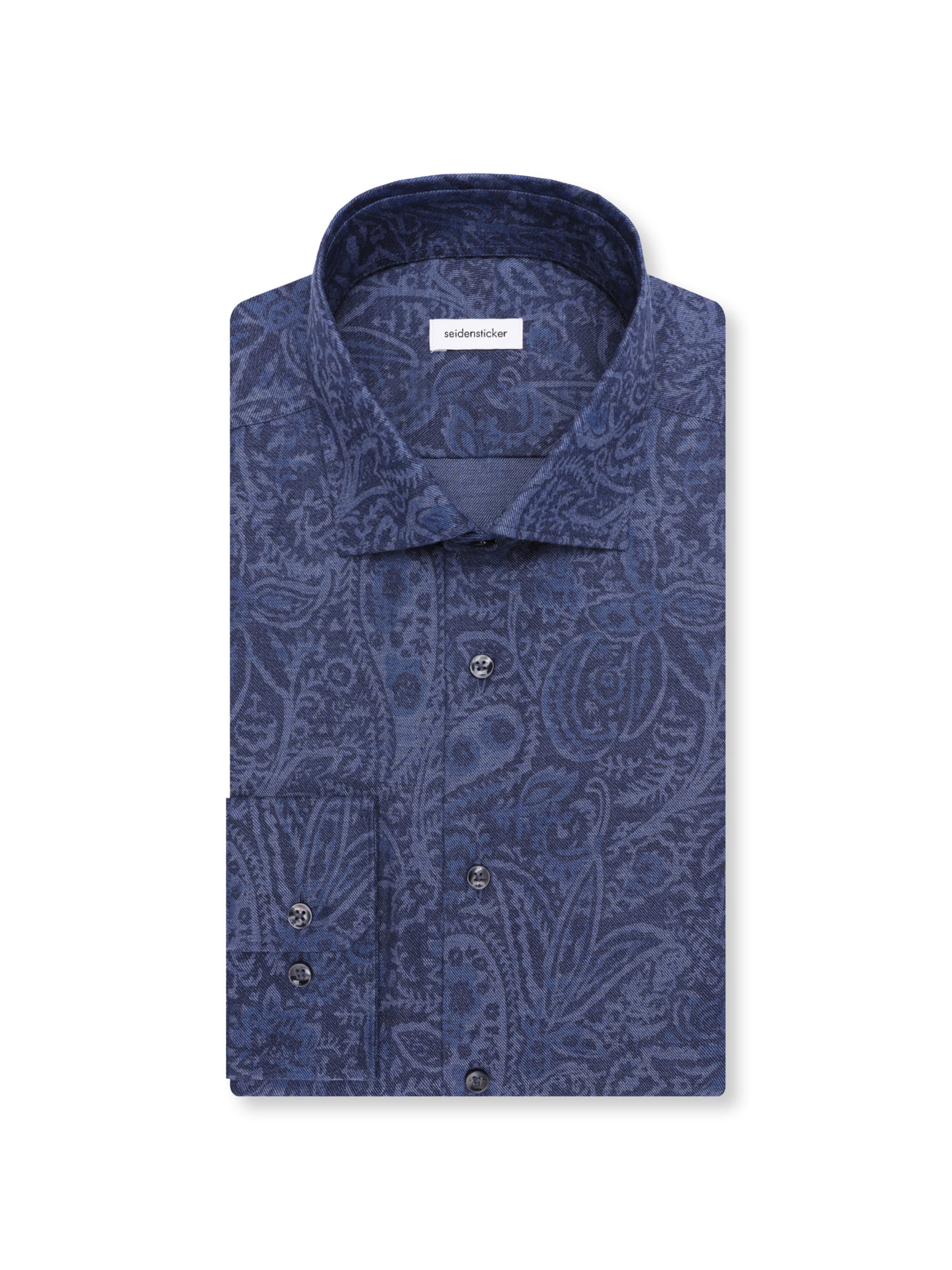 SEIDENSTICKER Regular fit Business shirt in Blue