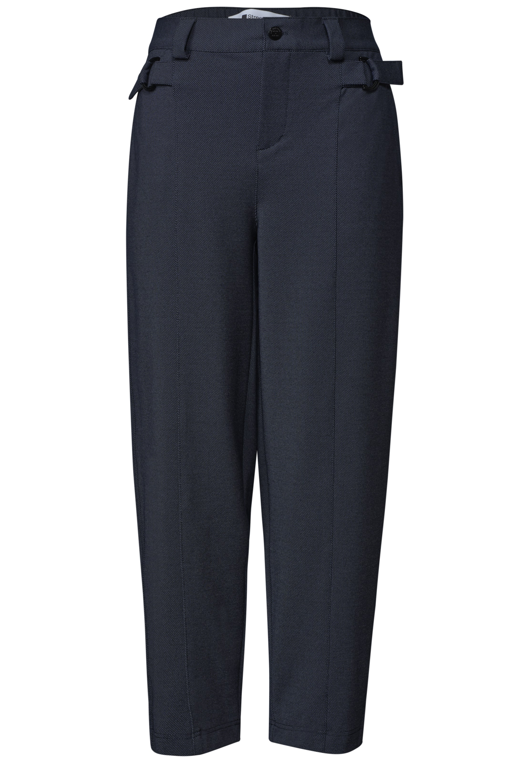 Barrel Pantaloni 'Karlie' di STREET ONE in blu: frontale