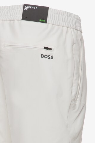 BOSS Tapered Pleated Pants 'Flex' in White