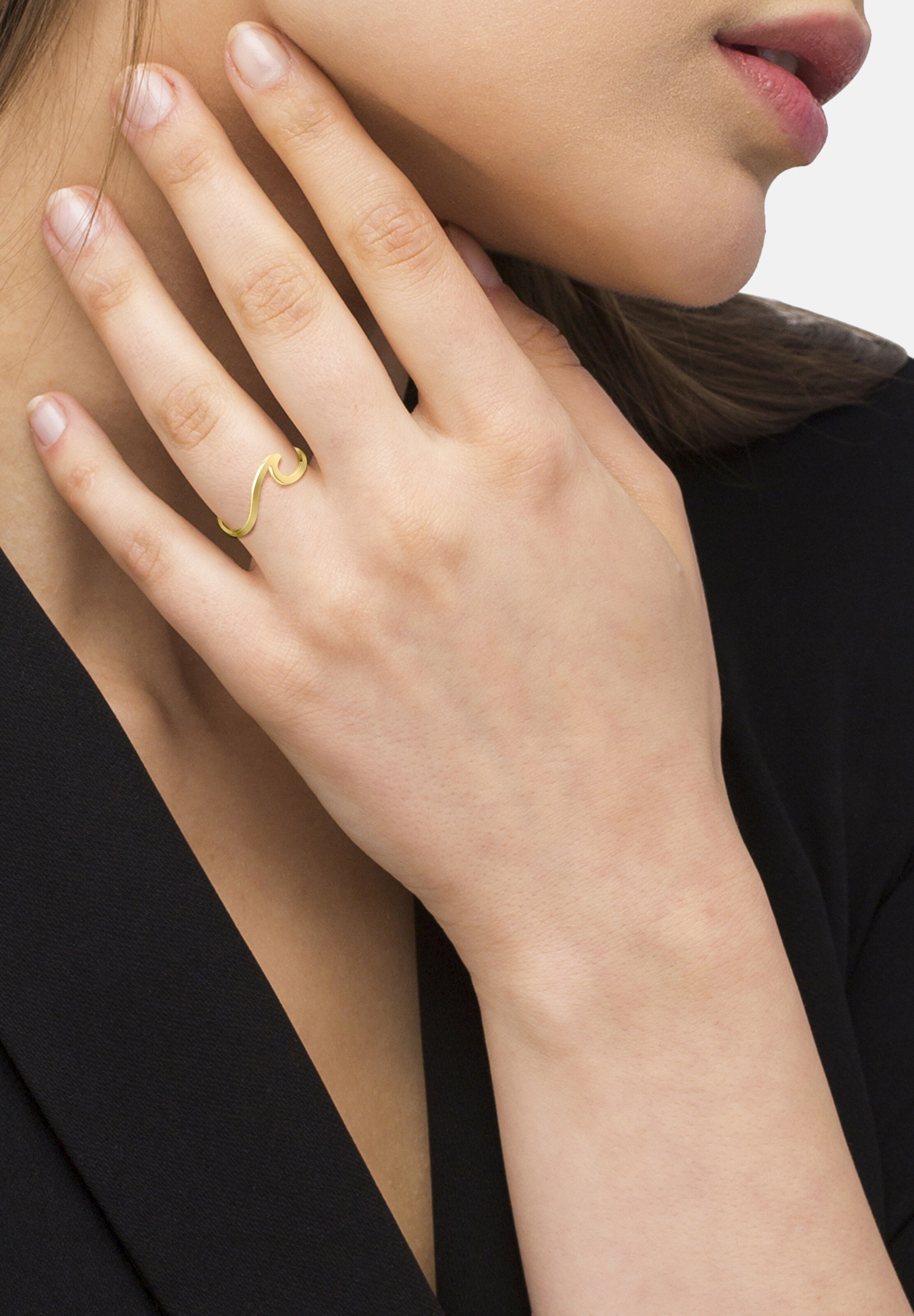 Heideman Damenring in Gold: Vorderseite