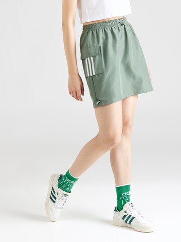 Gonna di ADIDAS ORIGINALS in verde: frontale