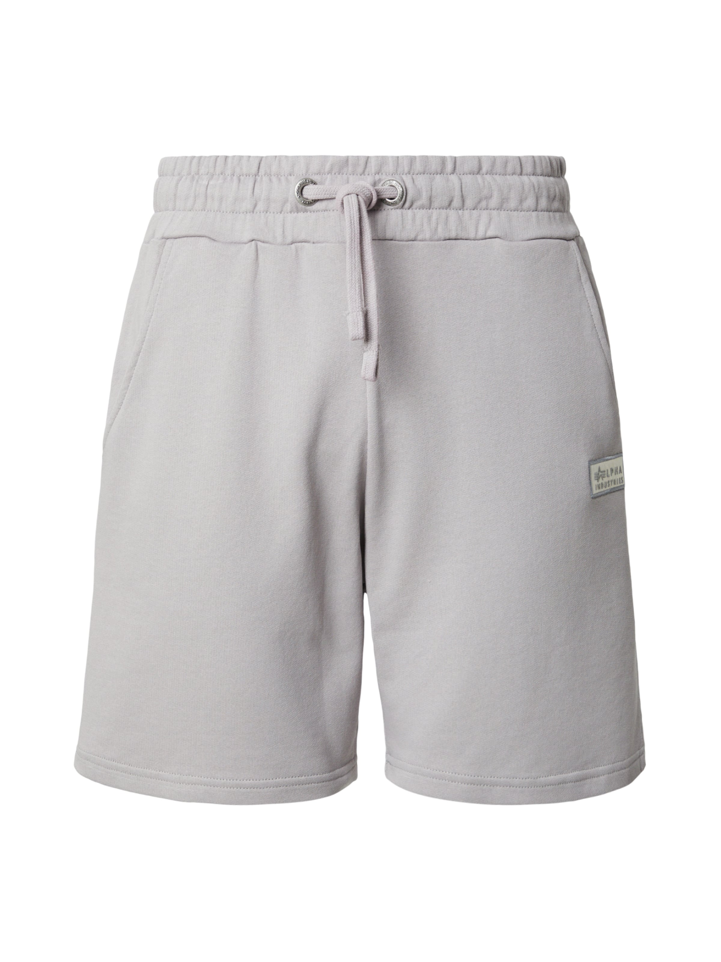 ALPHA INDUSTRIES Regular Shorts in Grau: Vorderseite