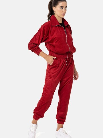CIPO & BAXX Joggingpak in Rood: voorkant
