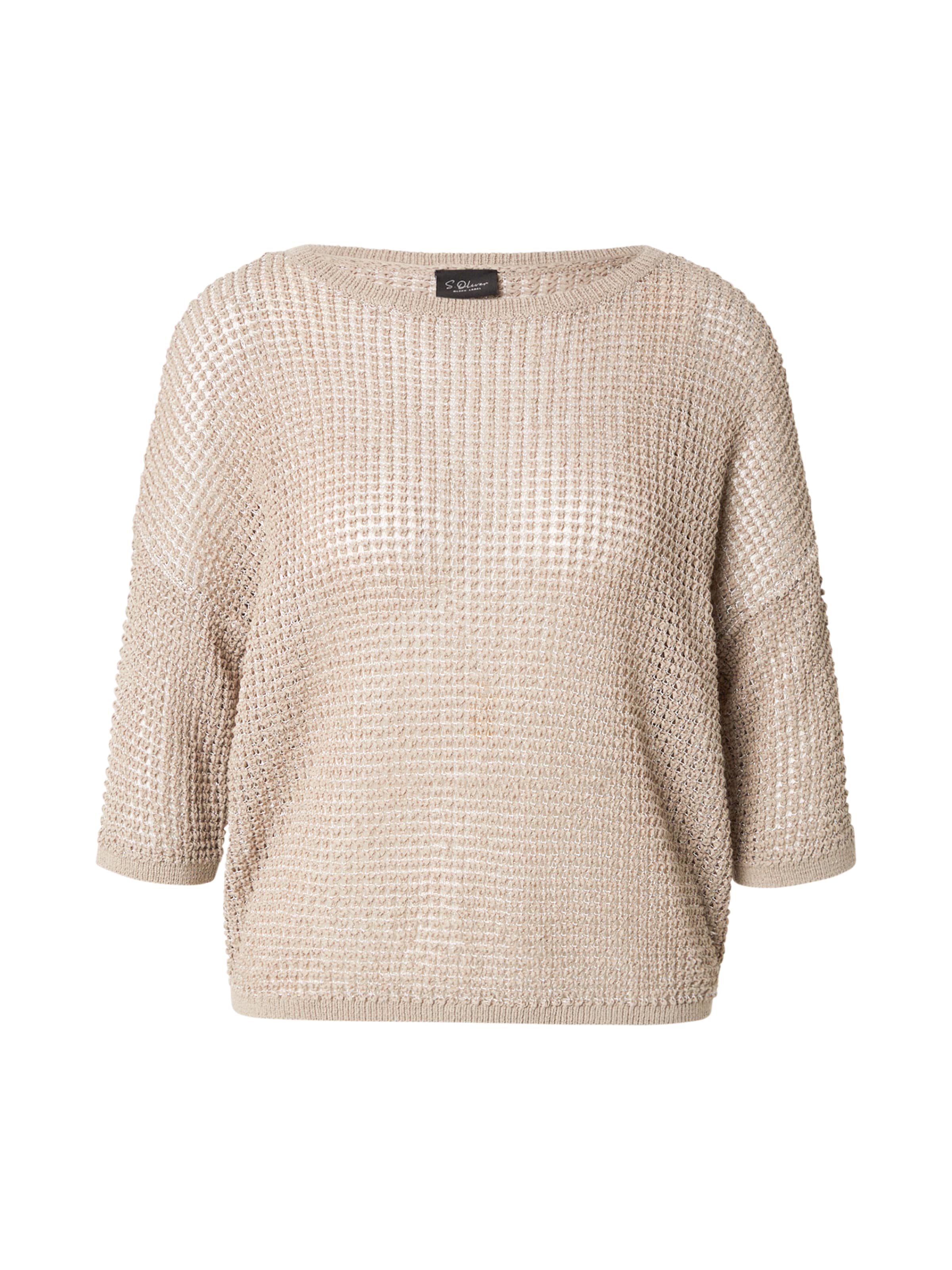 s.Oliver Pullover in Beige: Vorderseite