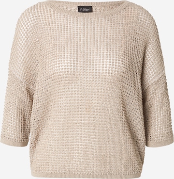 s.Oliver Sweater in Beige: front