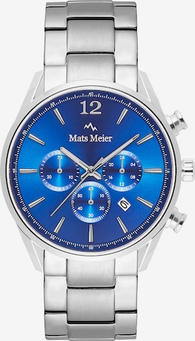 Mats Meier Analoog horloge in Blauw: voorkant