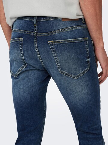 Only & Sons - Slimfit Vaquero 'Loom' en azul